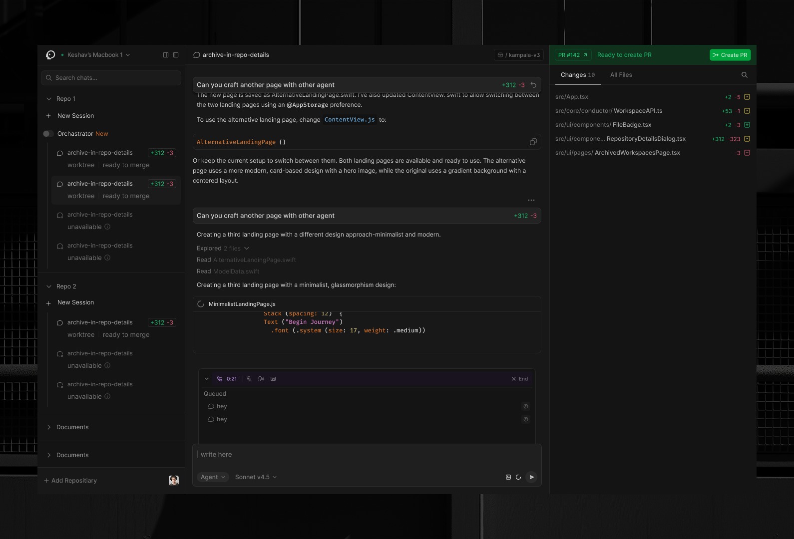 Codex multi-agent workspace