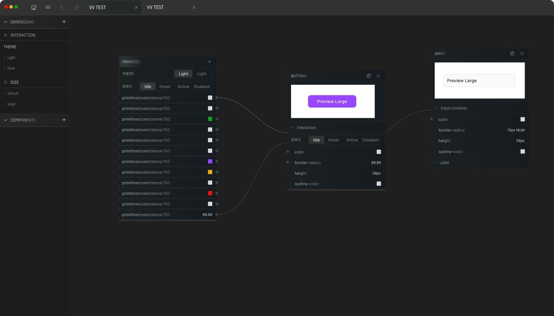 Variable Visualizer component map